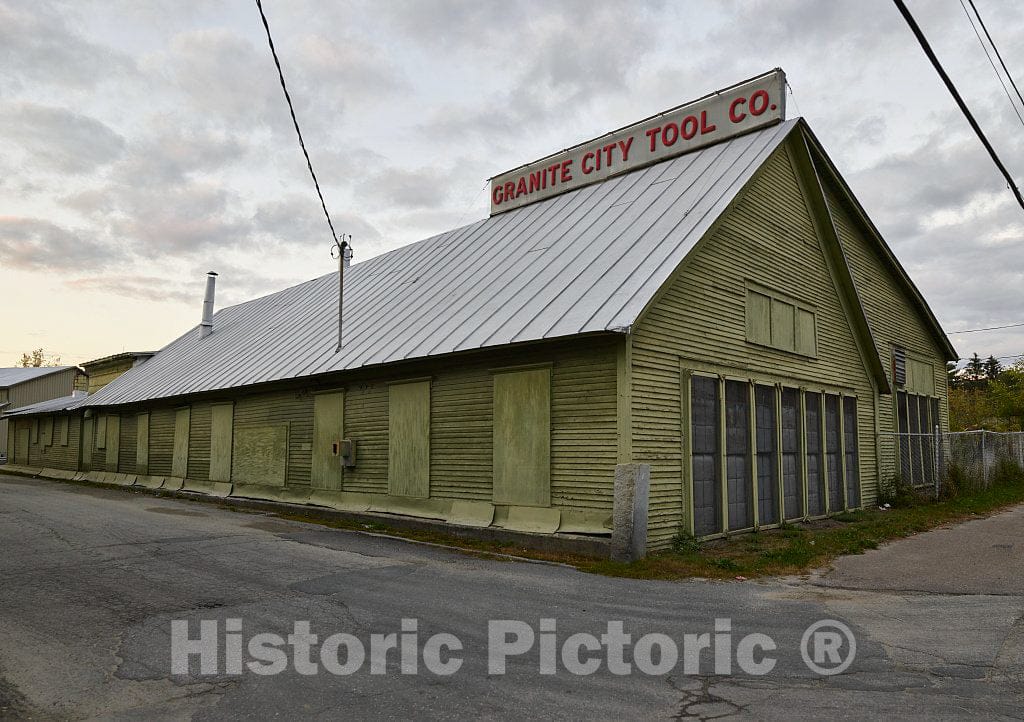 Photo - One of Dozens of Large workplaces The Locals Call Sheds in Barre, Vermont- Fine Art Photo Reporduction