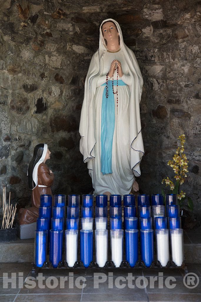 Photograph - Statuary Inside Saint Anne's Shrine on Isle La Motte, one of The Lake Champlain Islands Chain in Vermont Waters of Lake Champlain, Separating Vermont and New York State 2