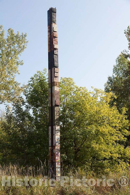 Photo- As of This Notation in 2017, no one has Challenged The Assertion in Burlington, Vermont, That its 38-Drawer-high Filing Cabinet is The Tallest Such Cabinet on Earth
