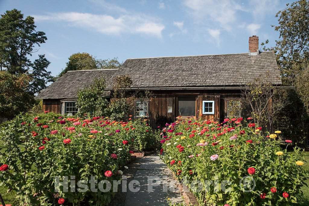 Photo - The 1956 Owl Cottage Activity Center, a Building Devoted to Children, at The Shelburne Museum in Shelburne, Vermont- Fine Art Photo Reporduction