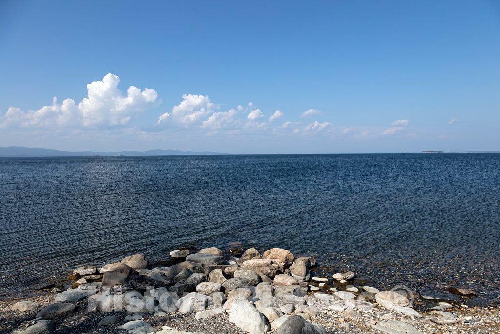 Photo - View of Lake Champlain, The Large Lake That Separates Vermont and New York State, from Shelburne, Vermont- Fine Art Photo Reporduction