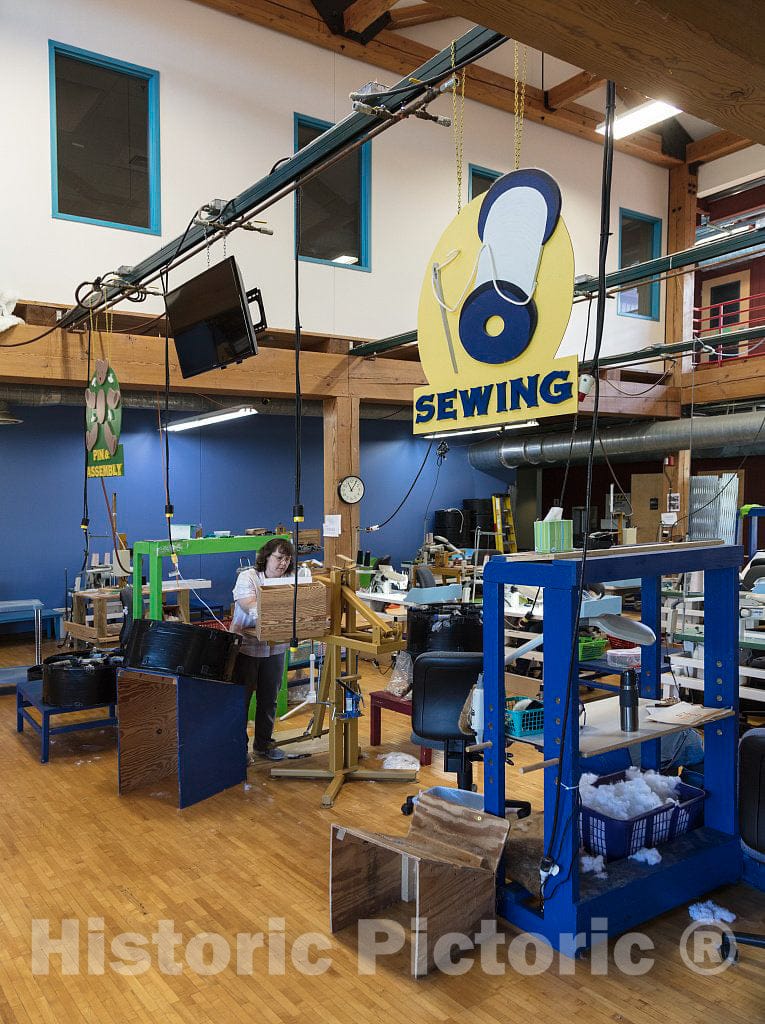Photo- Scene at The Vermont Teddy Bear Company Factory in Shelburne, Vermont 2 Fine Art Photo Reproduction