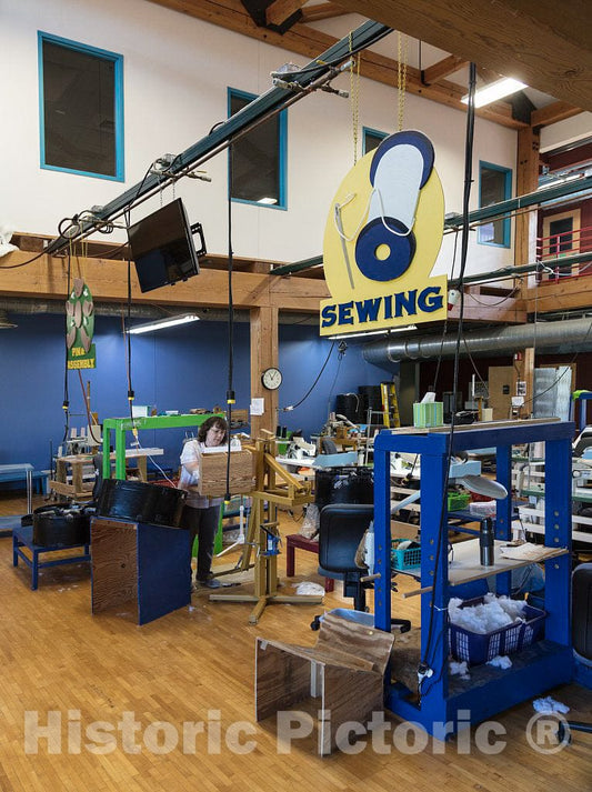 Photo- Scene at The Vermont Teddy Bear Company Factory in Shelburne, Vermont 2 Fine Art Photo Reproduction