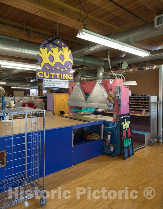 Photo- Scene at The Vermont Teddy Bear Company Factory in Shelburne, Vermont 3 Fine Art Photo Reproduction
