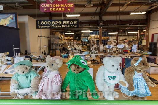 Photo- Scene at The Vermont Teddy Bear Company Factory in Shelburne, Vermont 5 Fine Art Photo Reproduction