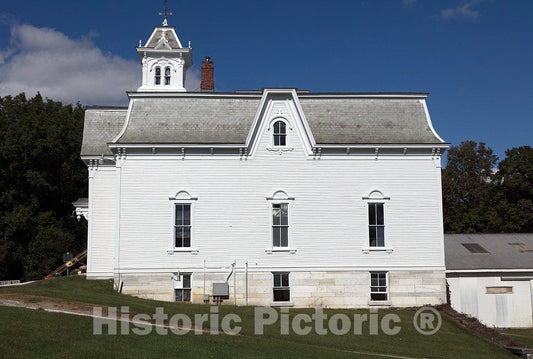 Photo- Main barn at The University of Vermont's Morgan Horse Farm, Near Weybridge, Vermont 1 Fine Art Photo Reproduction