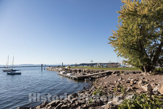 Photo- Scene at The Burlington, Vermont, Waterfront 6 Fine Art Photo Reproduction
