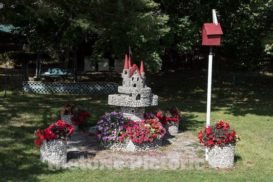 Photo - One of Several Small, Stone, Often Hard-to-find Castles Scattered in Out-of-The-Way Places in South Hero, Vermont, The Southern Half of Grand Isle