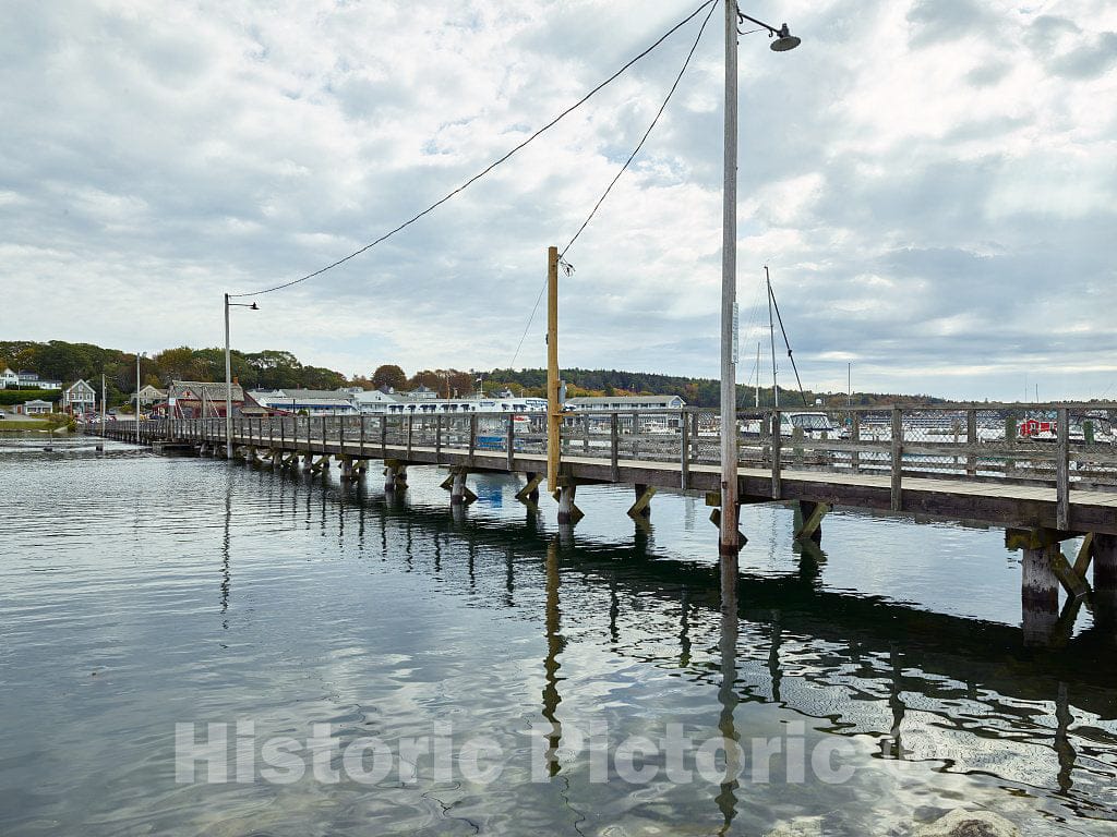 Photo - Footbridge in Boothbay Harbor, Maine- Fine Art Photo Reporduction