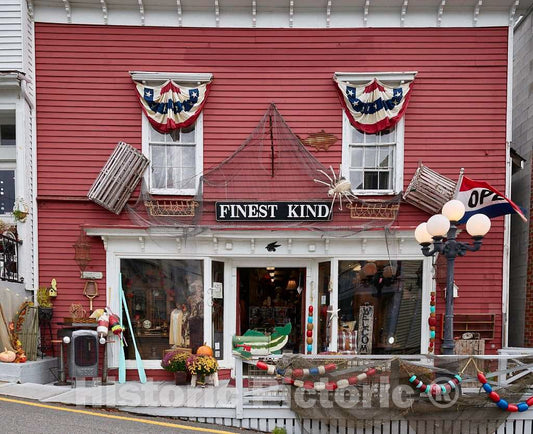 Photo - The Finest Kind Gift Shop in Boothbay Harbor, Maine- Fine Art Photo Reporduction