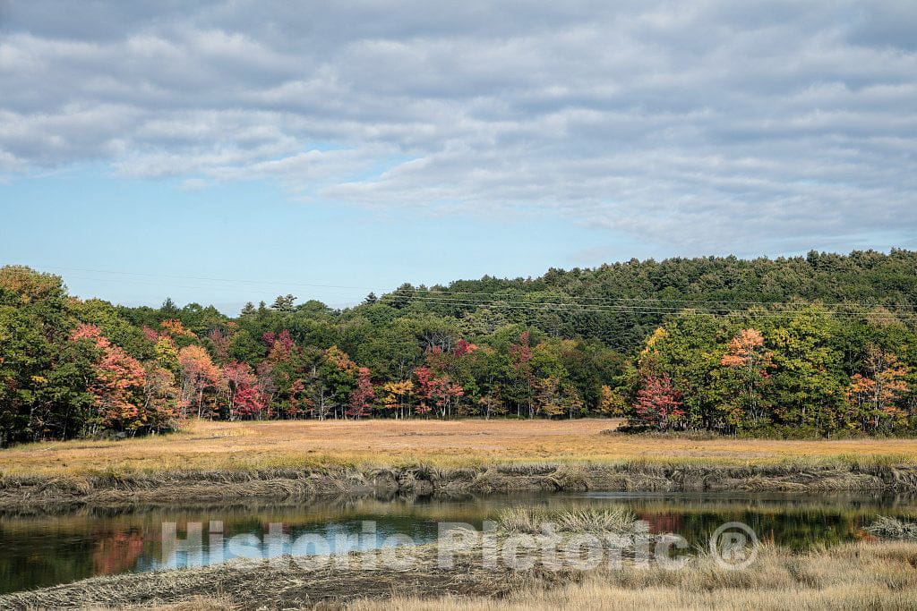 Photo- Marsh in Early Fall Near Newcastle, Maine 1 Fine Art Photo Reproduction