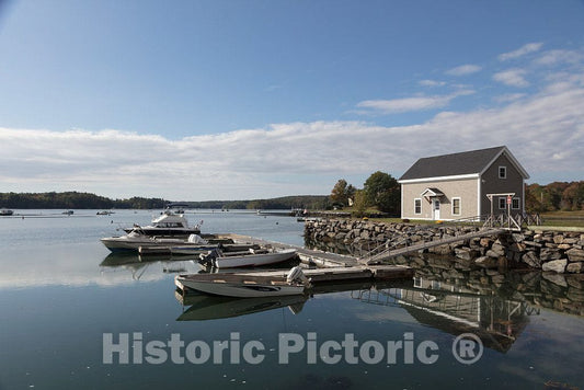 Photo - Harbor in Newcastle, Maine- Fine Art Photo Reporduction