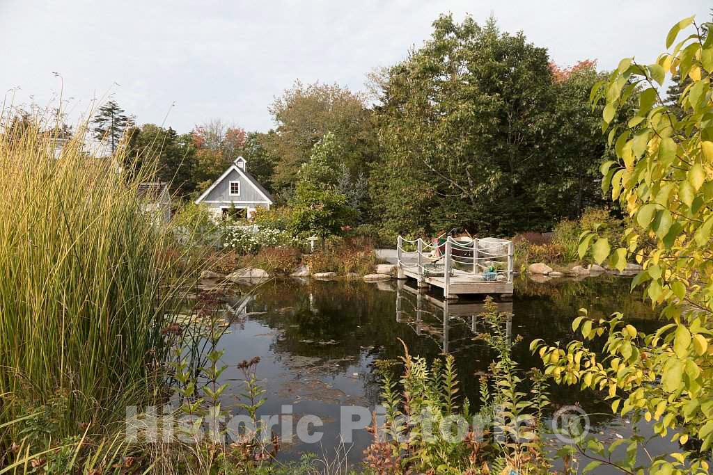 Photo- Scene at The Coastal Maine Botanical Gardens in Boothbay, Maine, a 270-acre Garden on More Than a Mile of Boothbay Harbor Waterfront 13 Fine Art Photo Reproduction