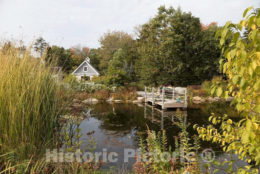 Photo- Scene at The Coastal Maine Botanical Gardens in Boothbay, Maine, a 270-acre Garden on More Than a Mile of Boothbay Harbor Waterfront 13 Fine Art Photo Reproduction
