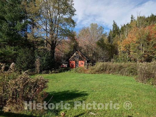 Photo - Decorative Small Cabin in The Woods Near Searsburg, Vermont- Fine Art Photo Reporduction