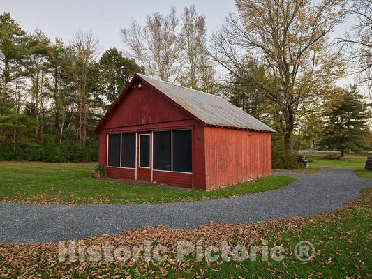 Photo - Outbuilding on The Grounds of The Robert Frost Stone House, which Became a Museum in 2002, in Shaftsbury, Vermont- Fine Art Photo Reporduction