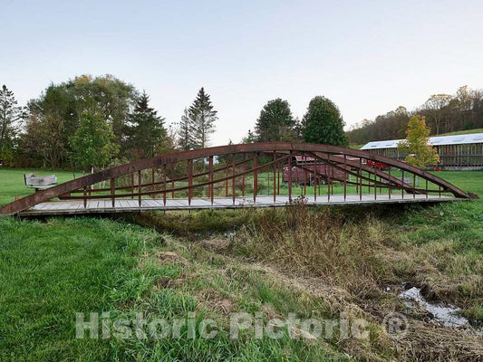 Photo - This Footbridge on The Grounds of The Park-McCullough House, a Thirty-Five Room Mansion Set on 200 Acres of Grounds in North Bennington, Vermont