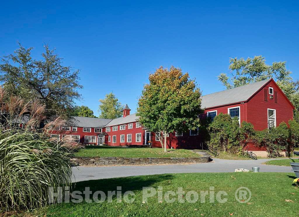 Photo - The Administration Building, Known on Campus as The Barn, at Bennington College in Bennington, Vermont- Fine Art Photo Reporduction