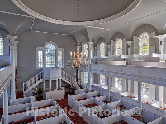Photo- Sanctuary of The Old First Church in Bennington, Vermont 1 Fine Art Photo Reproduction
