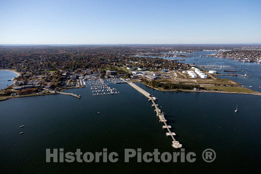 Photo- October 2017 Aerial View of Portland, Maine, and its Harbor 3 Fine Art Photo Reproduction