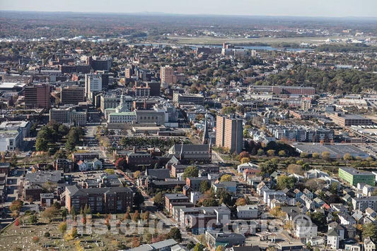 Photo- An October 2017 aerial view of Portland, Maine 4 Fine Art Photo Reproduction