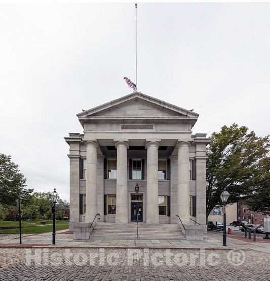 Photo- Exterior. U.S. Custom House, New Bedford, Massachusetts 4 Fine Art Photo Reproduction