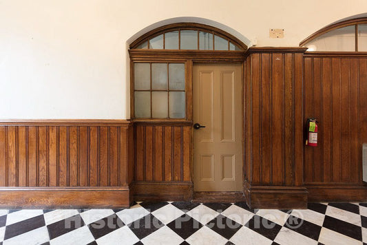 Photo - Wood Paneling. U.S. Custom House, New Bedford, Massachusetts- Fine Art Photo Reporduction