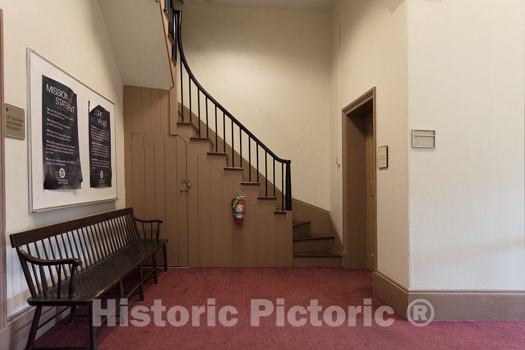 Photo- Stairway. U.S. Custom House, New Bedford, Massachusetts 3 Fine Art Photo Reproduction