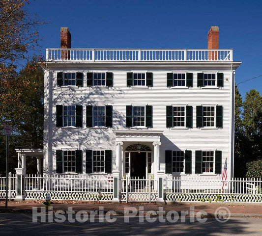 Photo - The Governor Goodwin Mansion at the Strawbery Banke Museum in Portsmouth, New Hampshire- Fine Art Photo Reporduction