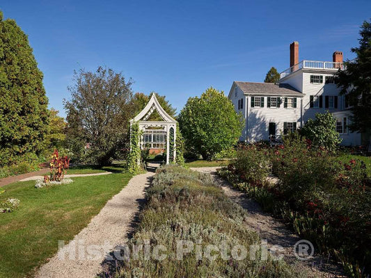 Photo - Garden at The Strawbery Banke Museum in Portsmouth, New Hampshire- Fine Art Photo Reporduction