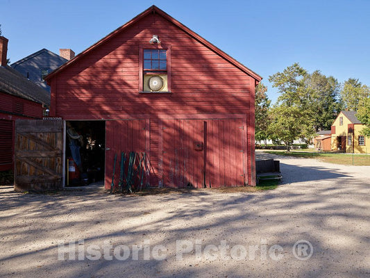 Photo - Barn at the Strawbery Banke Museum in Portsmouth, New Hampshire- Fine Art Photo Reporduction