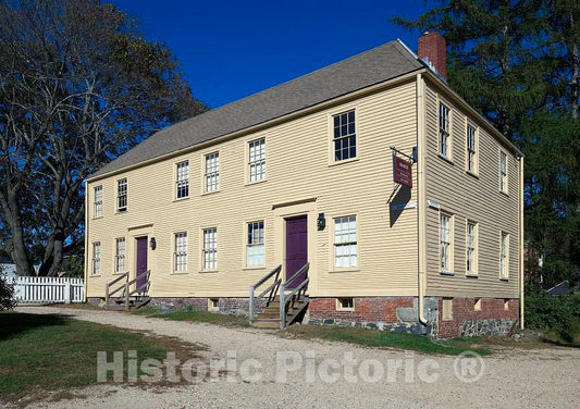 Photo - Restored Building at The Strawbery Banke Museum in Portsmouth, New Hampshire- Fine Art Photo Reporduction