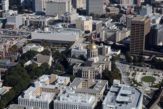 Photo- Aerial Photo of Downtown Atlanta, Georgia, Taken in October 2017 3 Fine Art Photo Reproduction