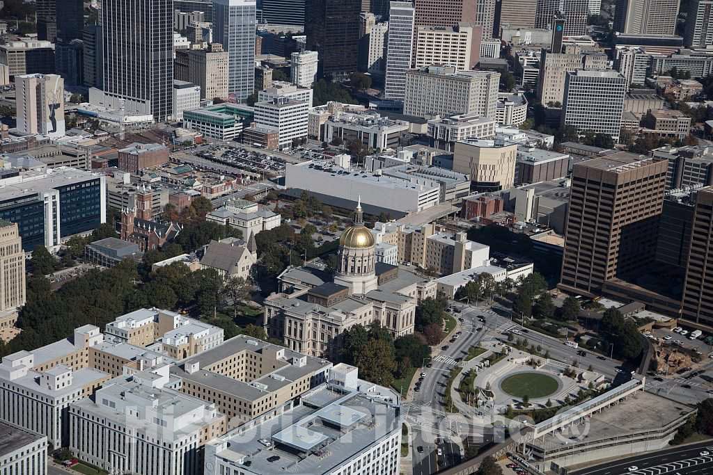 Photo- Aerial Photo of Downtown Atlanta, Georgia, Taken in October 2017 4 Fine Art Photo Reproduction