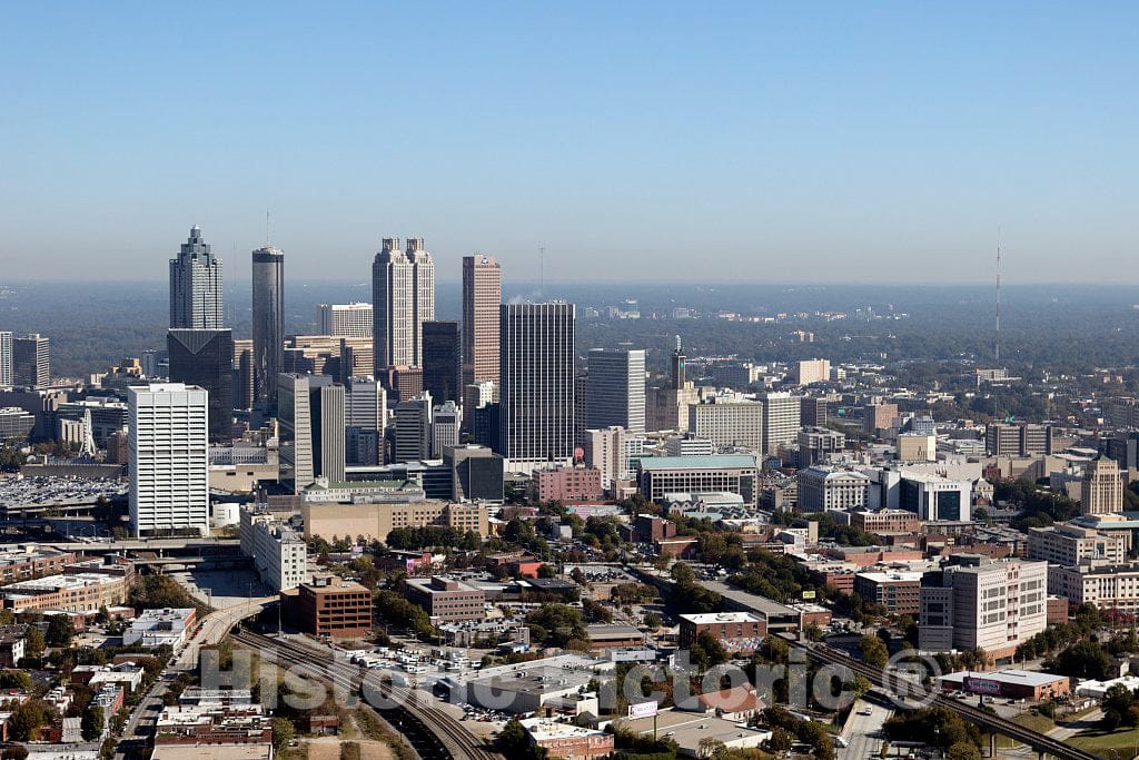 Photo- Aerial Photo of Atlanta, Georgia, Taken in October 2017 6 Fine Art Photo Reproduction