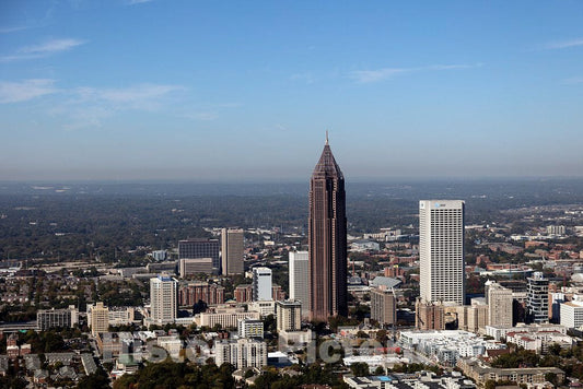 Photo- Aerial Photo of Atlanta, Georgia, Taken in October 2017 4 Fine Art Photo Reproduction