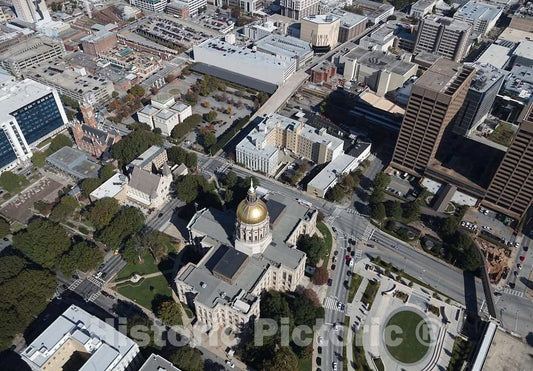 Photo- Aerial Photo of downtown Atlanta, Georgia, taken in October 2017 5 Fine Art Photo Reproduction