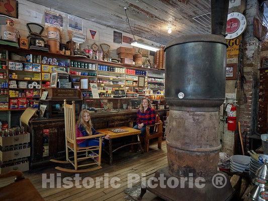 Photo - Interior of The Mast General Store in Valle Crucis, North Carolina. This is The Original Mast Store Location, Now one of Nine in The State- Fine Art Photo Reporduction