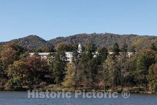 Photo - The Lake Junaluska Conference and Retreat Center in Lake Junaluska, North Carolina, Near Asheville- Fine Art Photo Reporduction