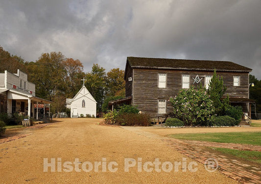 Photo - Grounds of The Mississippi Agriculture and Forestry Museum, Better Known Locally as Simply The Mississippi Ag Museum- Fine Art Photo Reporduction