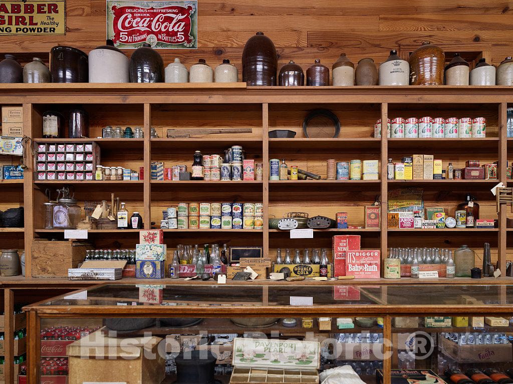 Photo- Interior of The General Store, a Replica of a 1920s General-Merchandise Country Store, at The Mississippi Agriculture and Forestry Museum 2 Fine Art Photo Reproduction