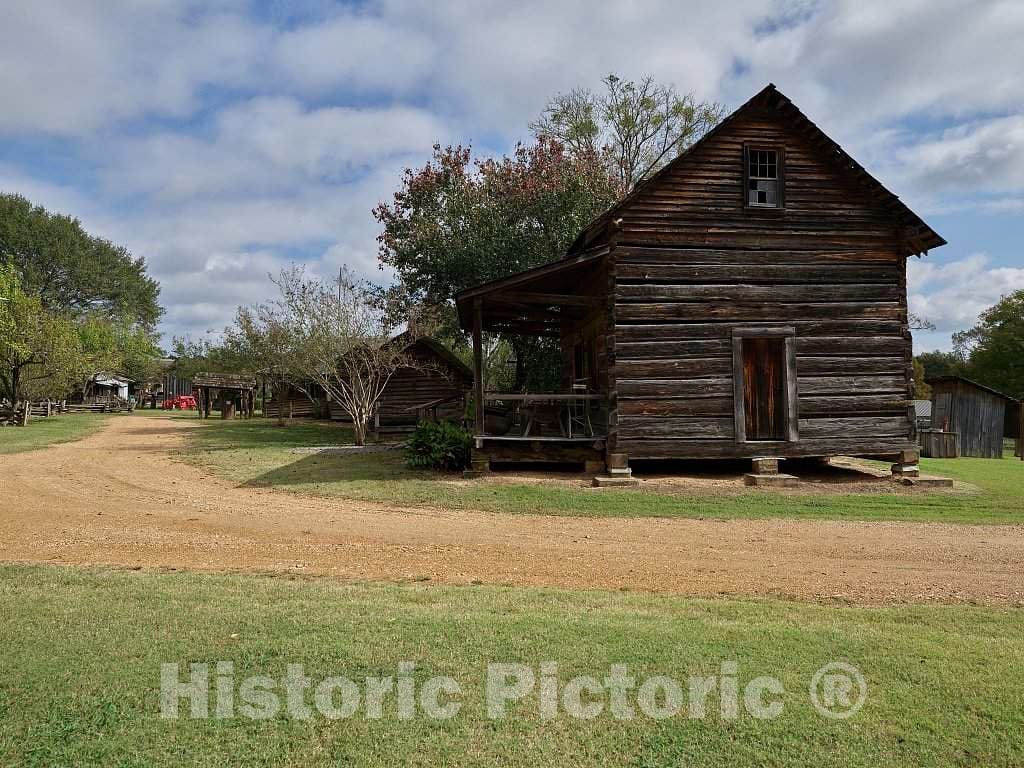 Photo- A Reproduction of The Old Masonic Lodge Building from Woodville, Mississippi (Still Used for Masonic Gatherings) at The Mississippi Agriculture and Forestry Museum