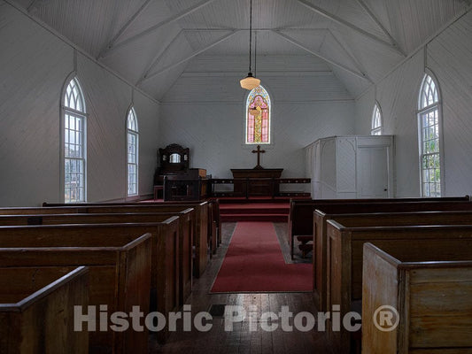 Photo- Sanctuary of The Epiphany Episcopal Church at The Mississippi Agriculture and Forestry Museum, Better Known Locally as Simply The Mississippi Ag Museum 1 Fine Art Photo