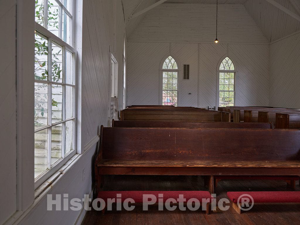 Photo- Sanctuary of The Epiphany Episcopal Church at The Mississippi Agriculture and Forestry Museum, Better Known Locally as Simply The Mississippi Ag Museum 2 Fine Art Photo