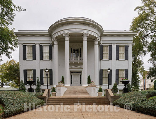 Photo - The Misssissippi Governor's Mansion in Jackson, The Capital City of Mississippi- Fine Art Photo Reporduction