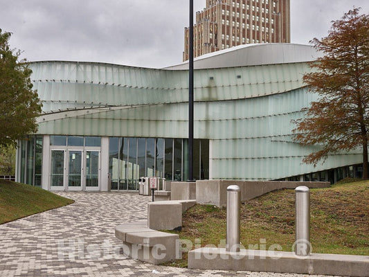Photo- Sweeping, Modernist Entrance to The Dr. A.H. McCoy Federal Building in Jackson, Mississippi 3 Fine Art Photo Reproduction