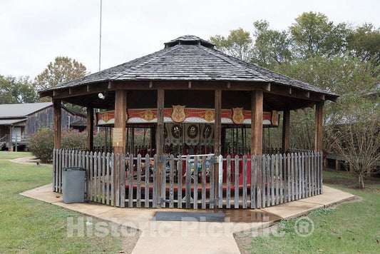 Photo- A Classic Carousel at The Mississippi Agriculture and Forestry Museum, Better Known Locally as Simply The Mississippi Ag Museum 3 Fine Art Photo Reproduction