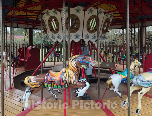 Photo- A Classic Carousel at The Mississippi Agriculture and Forestry Museum, Better Known Locally as Simply The Mississippi Ag Museum 4 Fine Art Photo Reproduction
