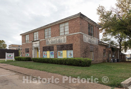 Photo - The Old Coca-Cola Bottling Company, Now The Leaps and Bounds Learning Academy for Children, in Belzoni, Mississippi- Fine Art Photo Reporduction