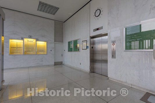 Photo- Lobby. George Howard Jr. Federal Building and U.S. Courthouse, Pine Bluff, Arkansas 2 Fine Art Photo Reproduction